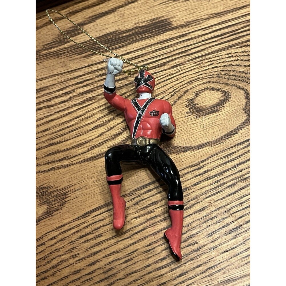 Power Rangers Super Samurai RED RANGER 4" CHRISTMAS TREE ORNAMENT